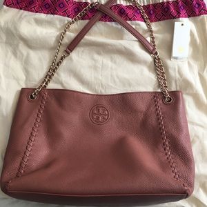 Tory Burch Marion slouchy tote with chain handles